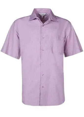 Aussie Pacific Corporate Wear Mauve / XXS AUSSIE PACIFIC MENS grange short sleeve 1902s